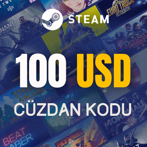 Steam 100 USD cüzdan kodu